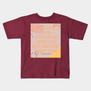 love and chocolate Kids T-Shirt